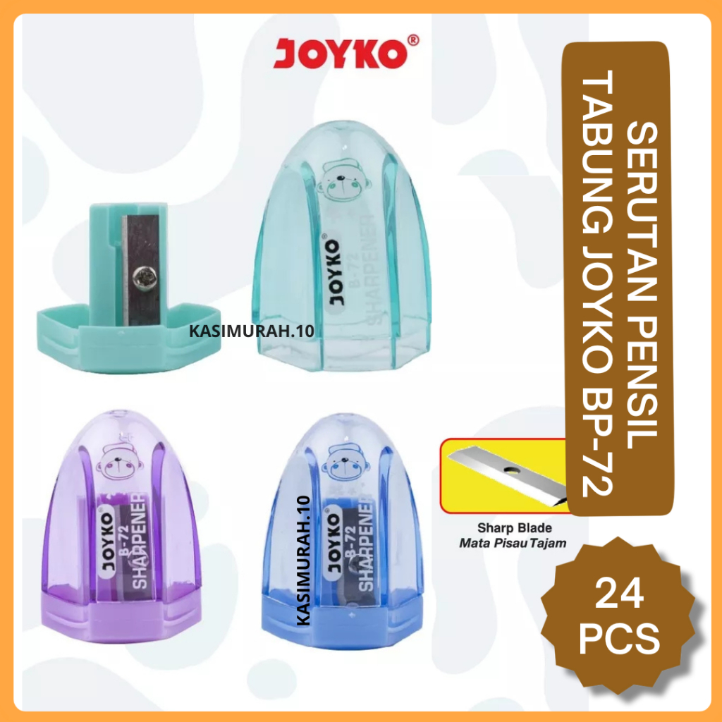 

Serutan Pensil Joyko B-72 (1 Box Isi 24 PCS)
