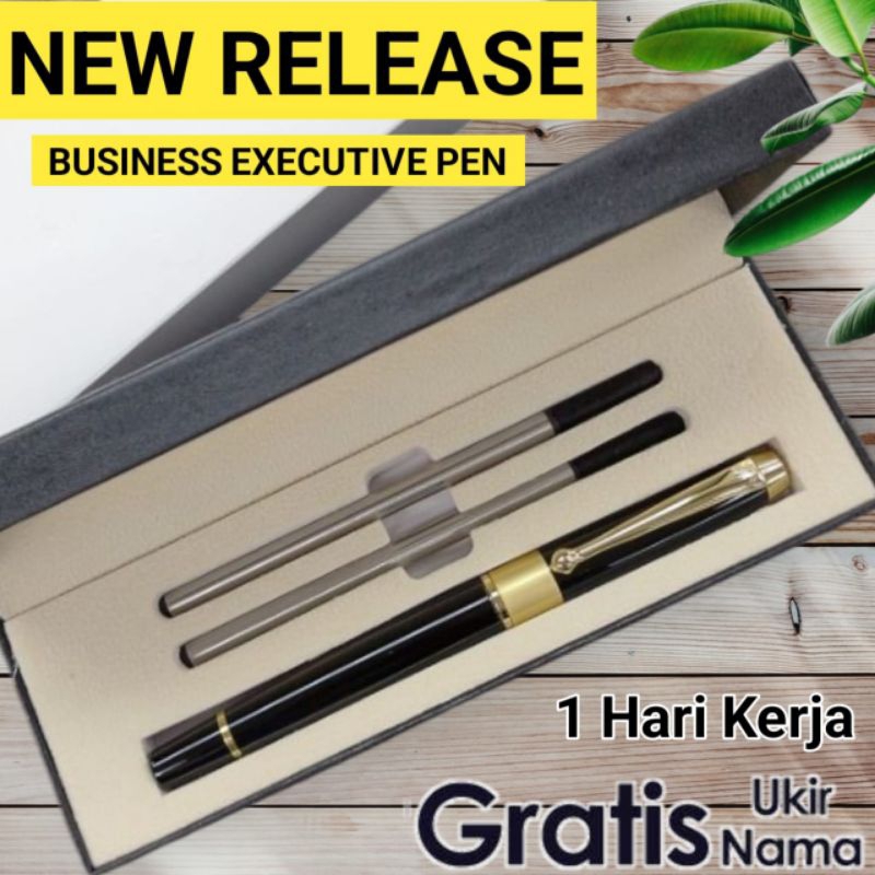 

Pulpen Giftset Business Work 2 Refill Pen Gratis Grafir Nama/Logo