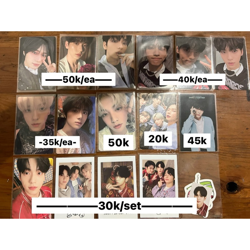 photocard txt soobin taehyun mpc pc