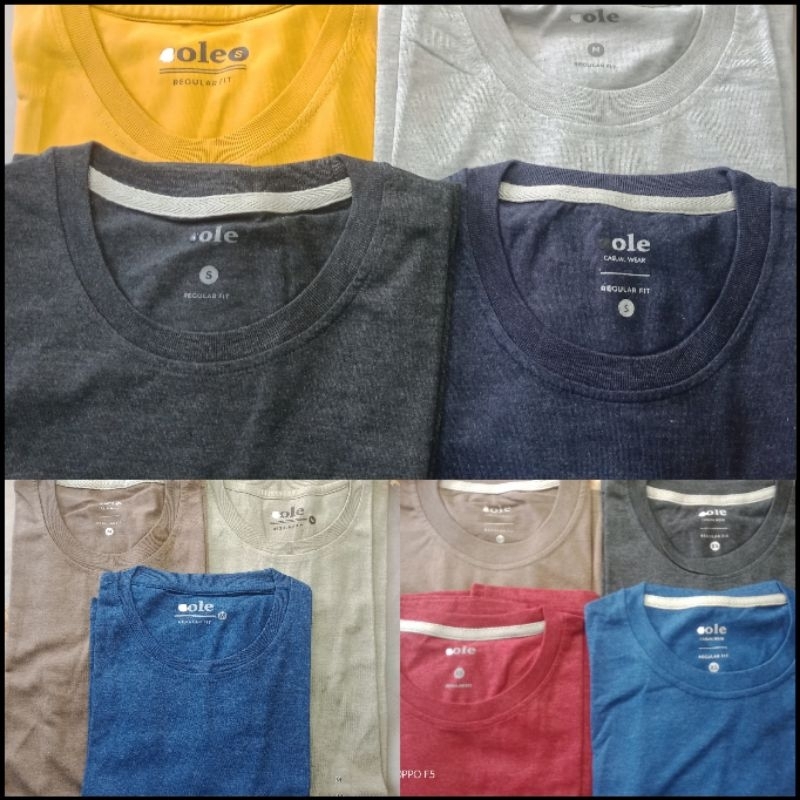 Cole,Kaos Polos Original Pria XS S M XXL