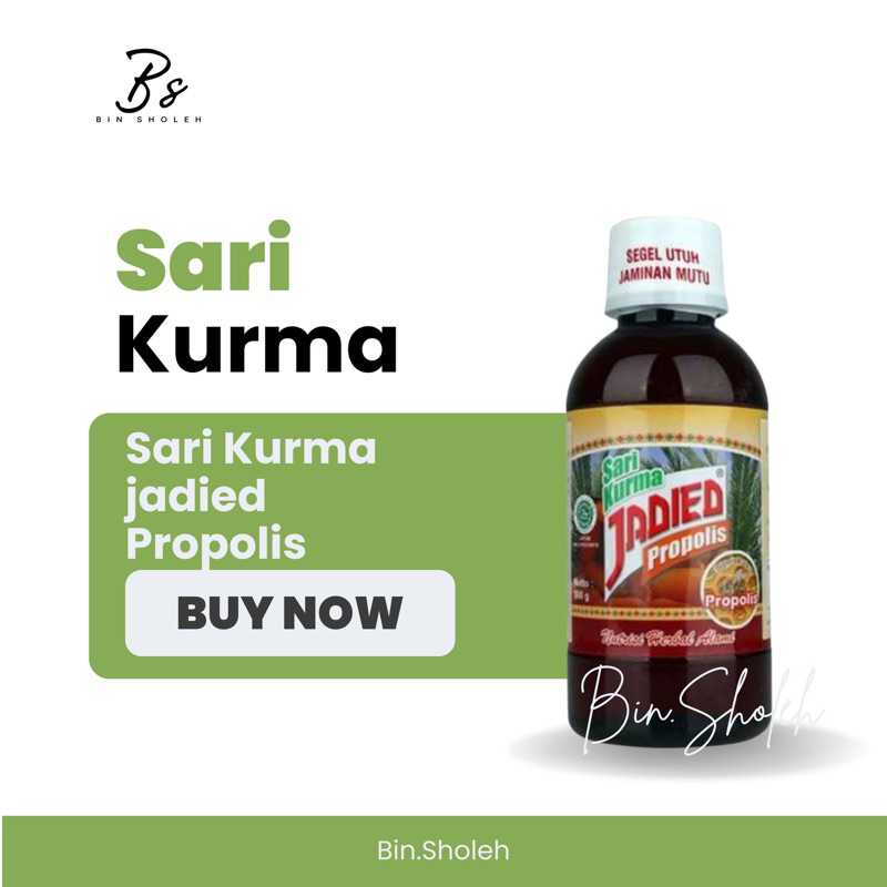 

sari kurma - kurma Jadied Plus Propolis