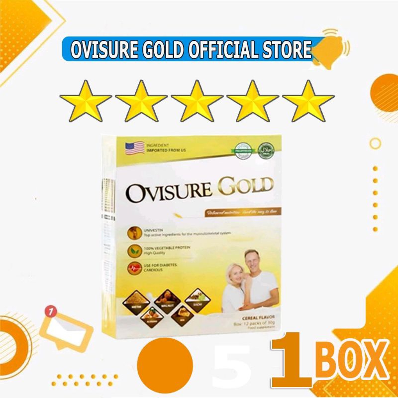 

1 BOX OVISURE GOLD ORIGINAL USA - SUSU UNTUK PENGOBATAN TULANG DAN SENDI TERBAIK