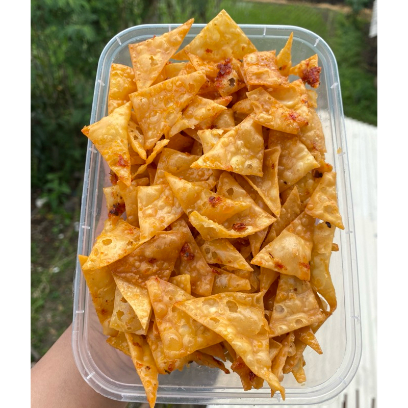 

pangsit goreng pedas