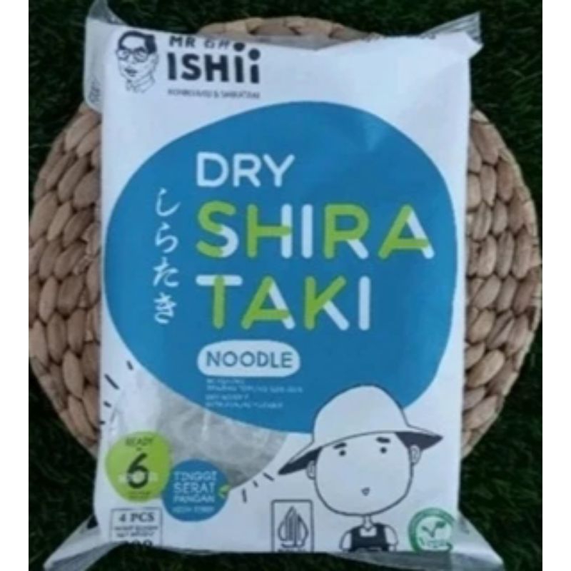 

DRY SHIRATAKI Mie Kering Kemasan Baru 200 gr