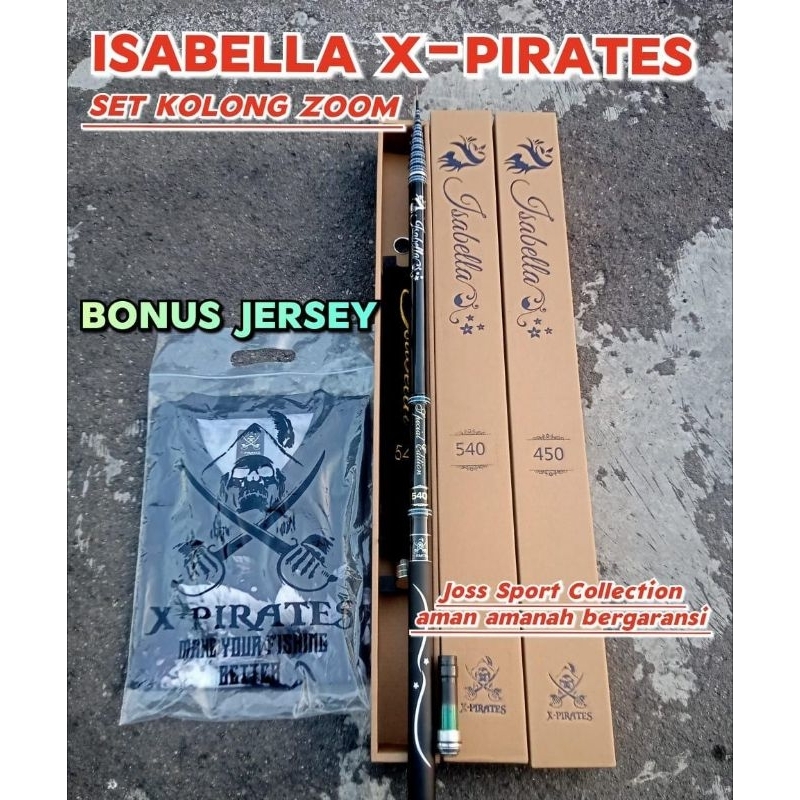 TEGEK KOLONG ISABELLA XPIRATES 450 540 610 BONUS JERSEY