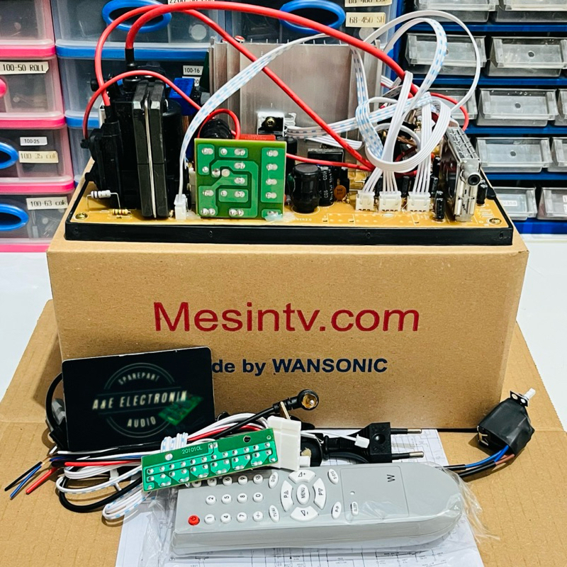 Mesin TV Analog Tabung Slim 21 inch mesintv.com by WANSONIC