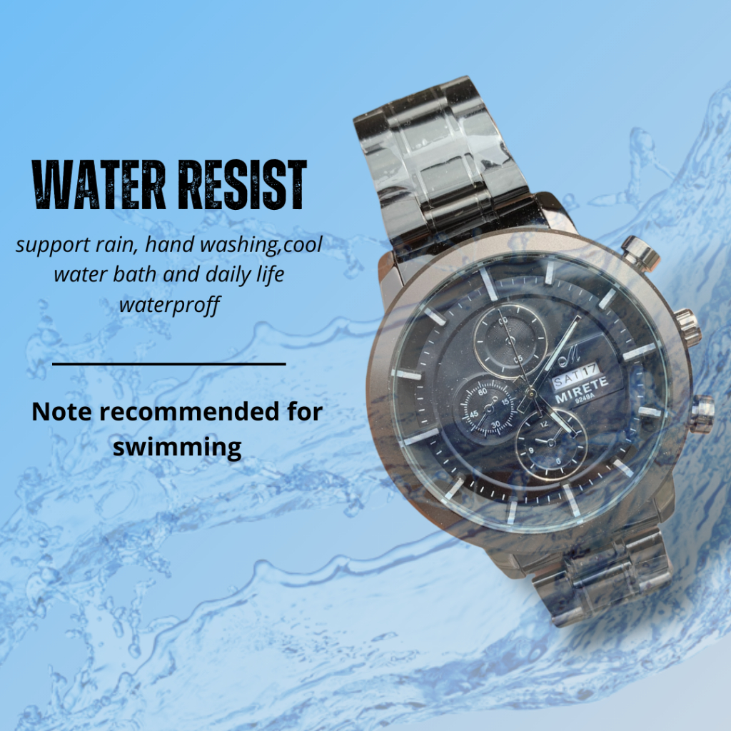 Mirete 9249A Jam Tangan Pria Full Stainless Anti Air dan Anti Karat Jam Tangan Keren