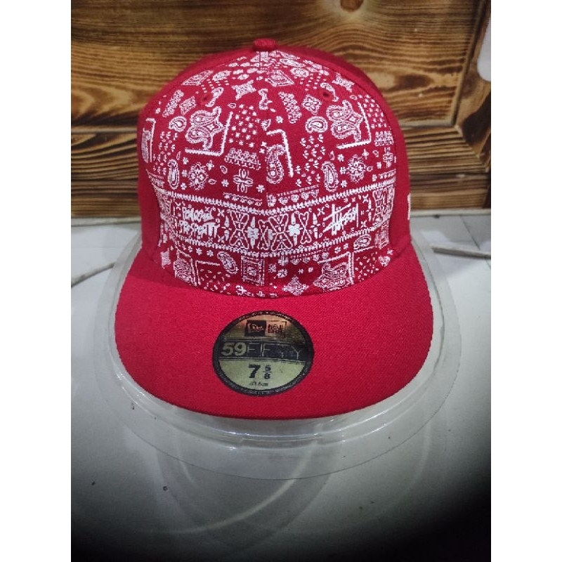 Topi Snapback Stussy X New Era Original