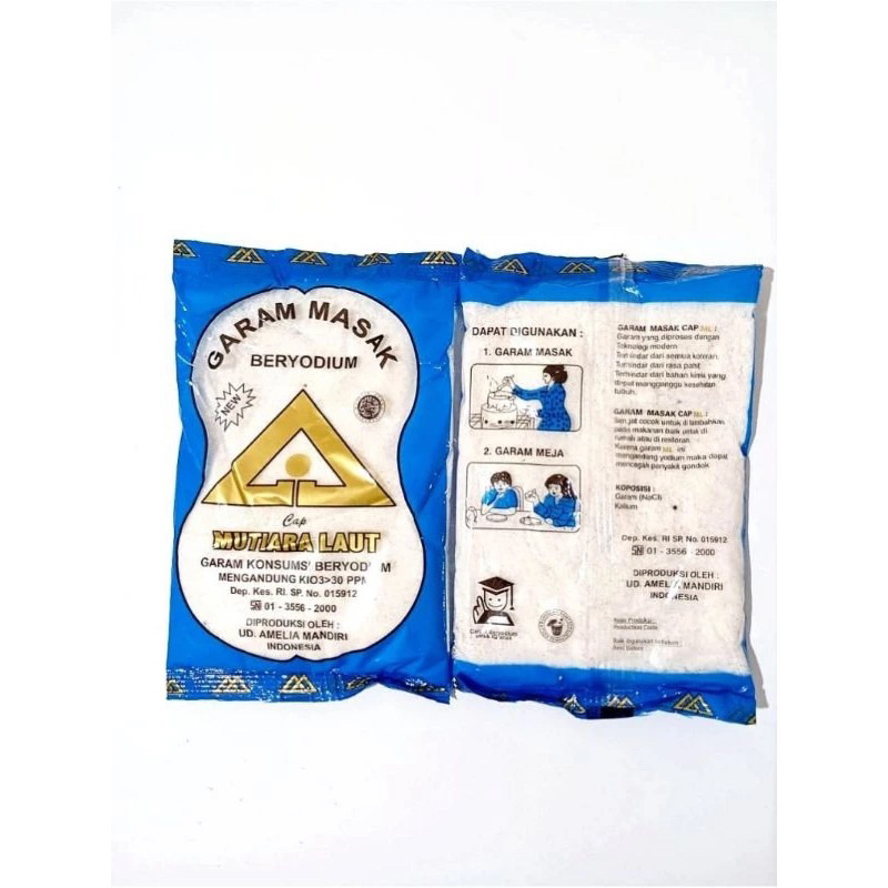 

2 Pcs Garam Masak/Garam Dapur/Garam beryodium 100gr