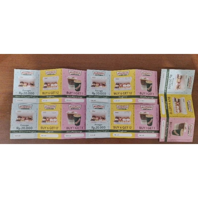 

VOUCHER KRISPY KREME DONUT COFFEE VOUCHER DONAT KRISPY KREME VOUCHER MAKANAN KOPI