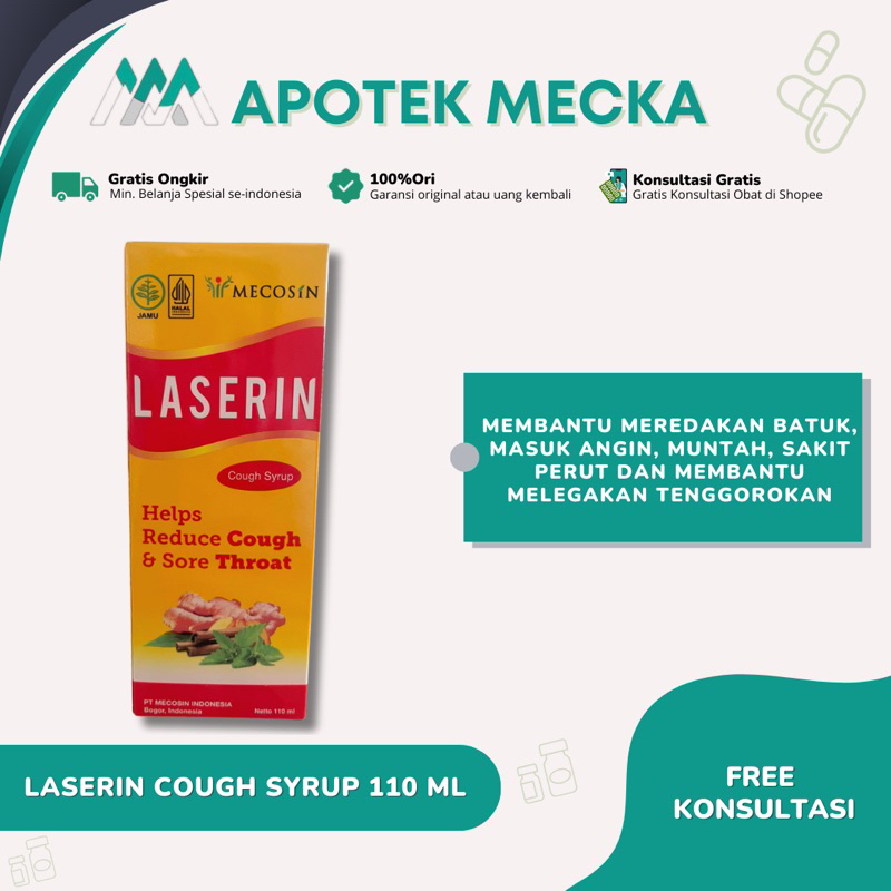 

Laserin Cough Syrup 110 ML