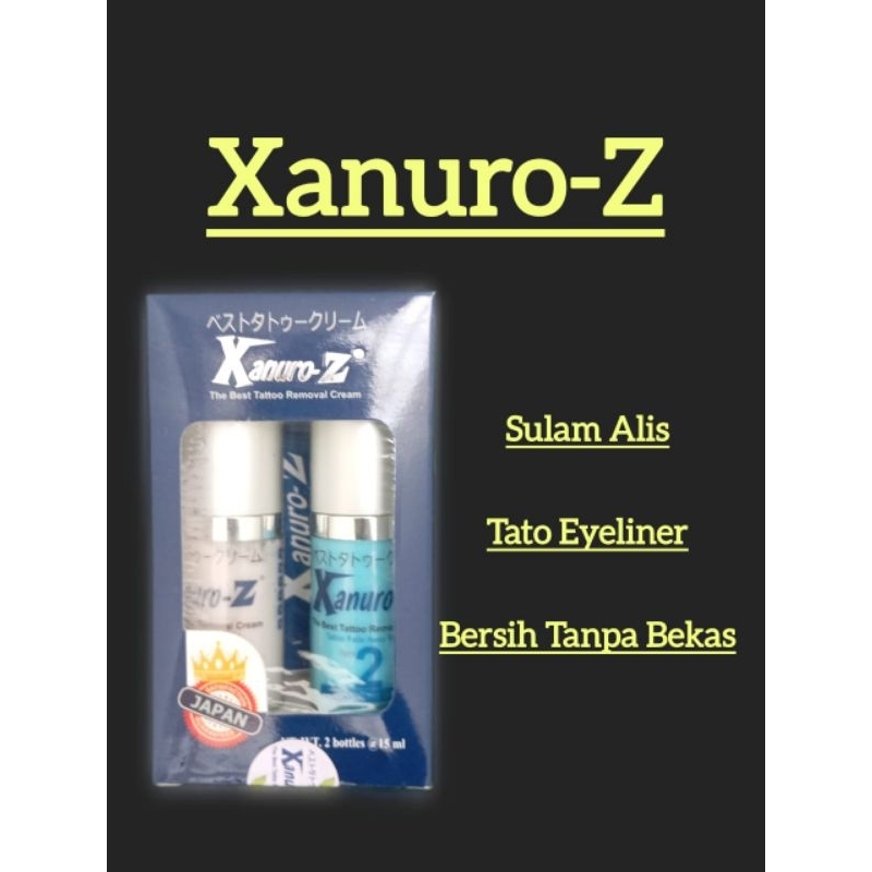 Cream Penghapus Sulam Alis Xanuro Z Penghilang Tato Eyeliner Japan
