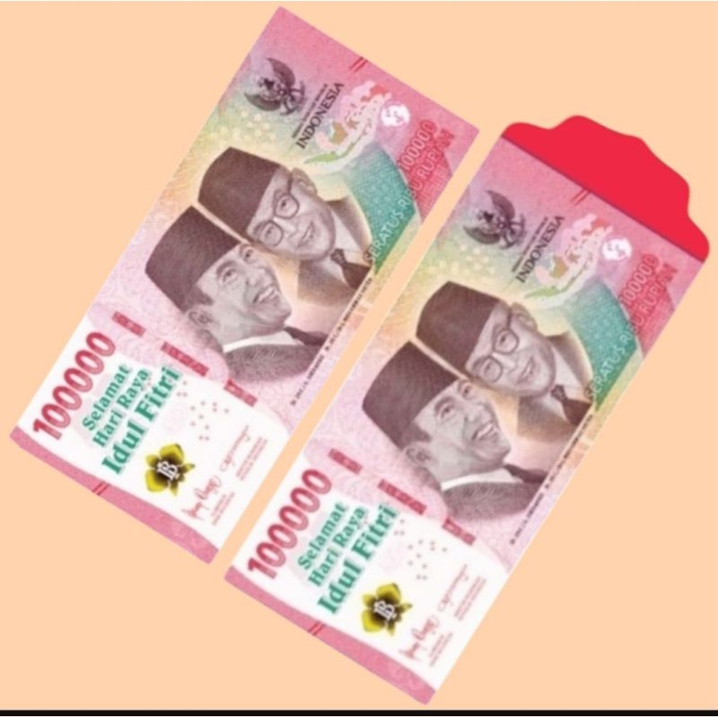 

Amplop lebaran karakter uang ukuran besar isi 50pcs