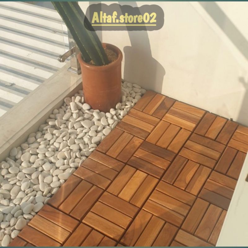 Hiasan Dinding dan lantai Decking Tile Parket Outdoor Dekoro Tile Collections