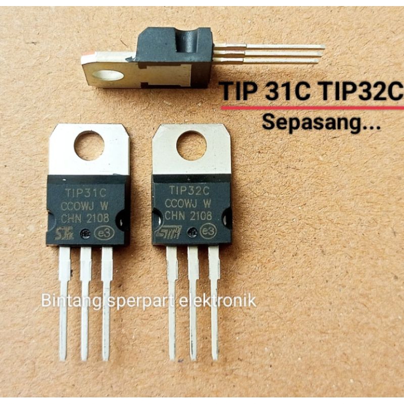 TIP 31 TIP 32 (SATU SET) TIP31 TIP32 TRANSISTOR TIP31 TR TIP 32 TIP31C TIP32C TIP 31C TIP 32C