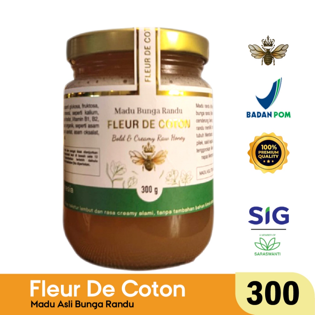 

Fleur De Coton - Madu Asli Bunga Randu 300 Gram