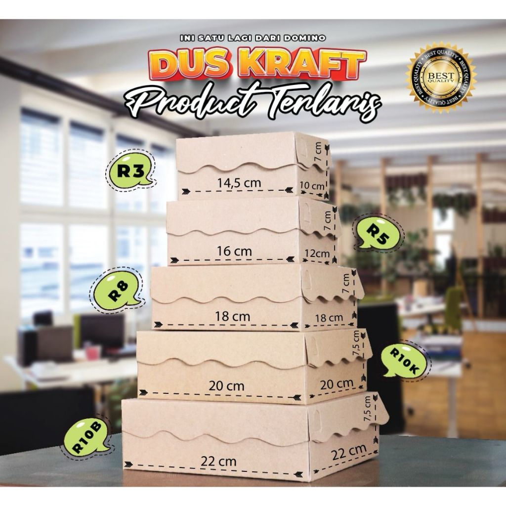 KARDUS SNACK BOX KUE KEMASAN BOX JAJAN RENDA POLOS