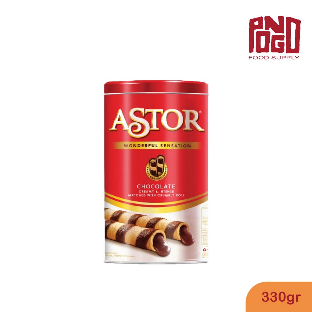 

Astor Double Coklat 330gr Kaleng Wafer Roll