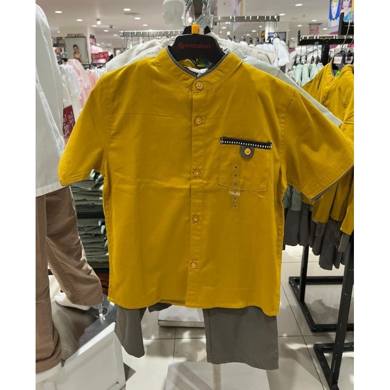 Little M baju koko setelan Anak Laki Laki Original