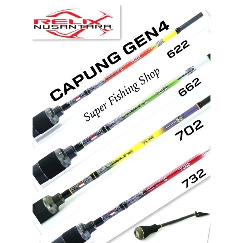 Joran Relix Capung  Gen 4 / Rod Capung Terbaru / 702 SE / 622