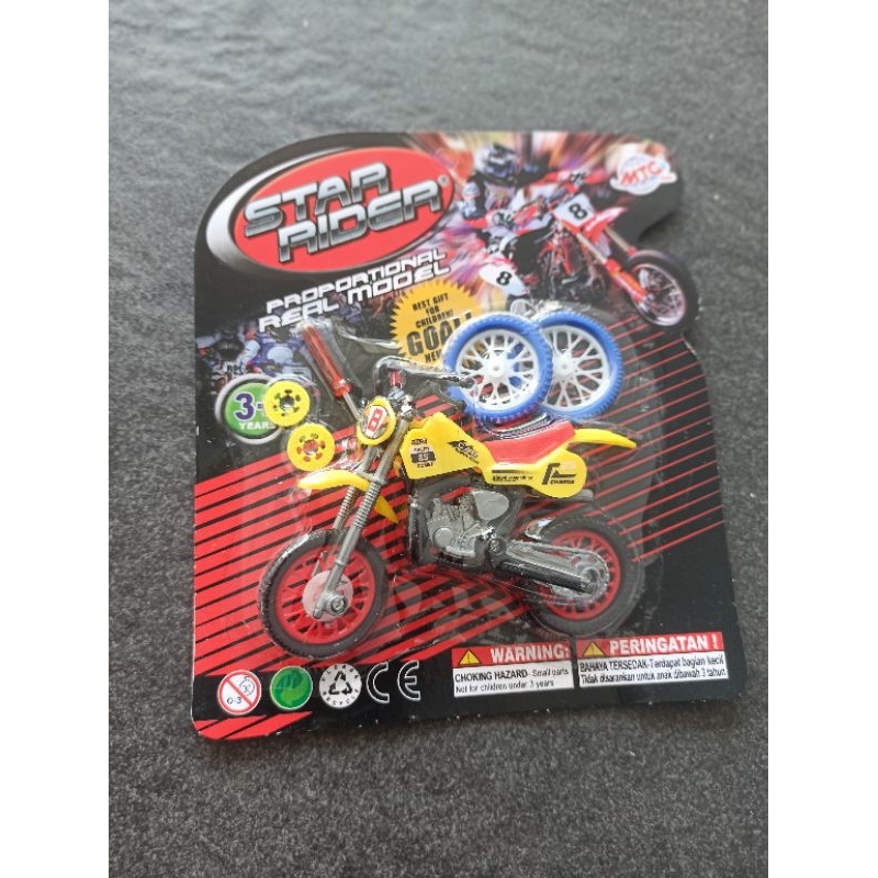 [Whispers] MAINAN ANAK MOTO CROSS MC 323 STAR RIDER / MAINAN SEPEDA MOTOR CROSS
