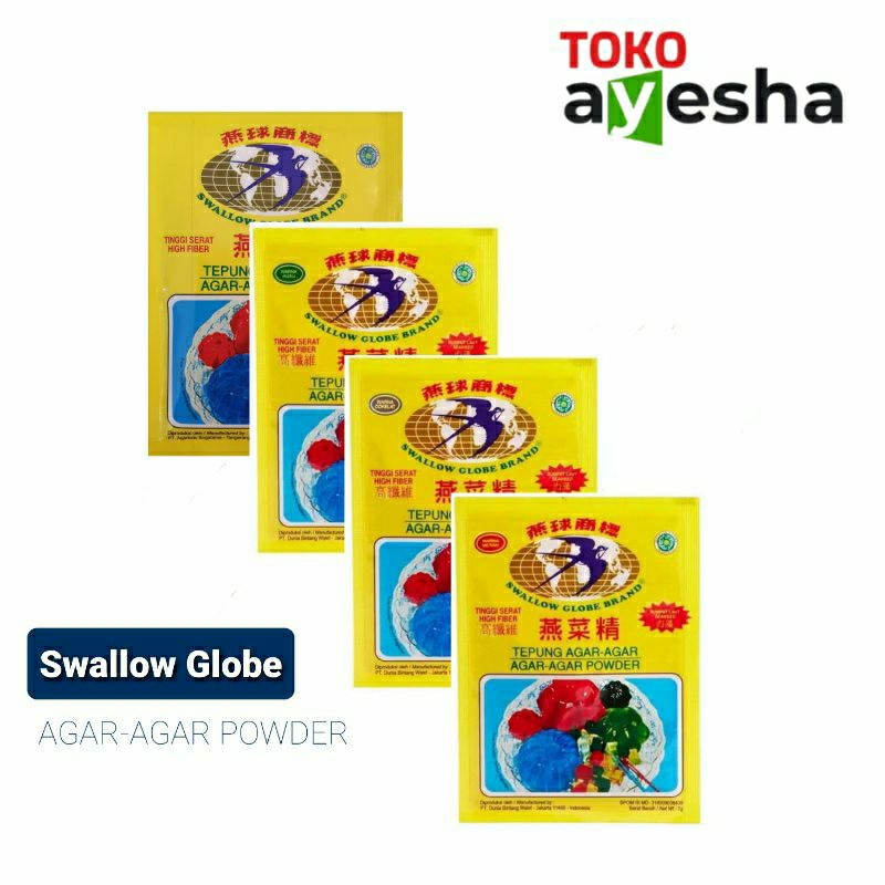 

Swallow Agar-Agar Powder 7 gr - 4 Varian