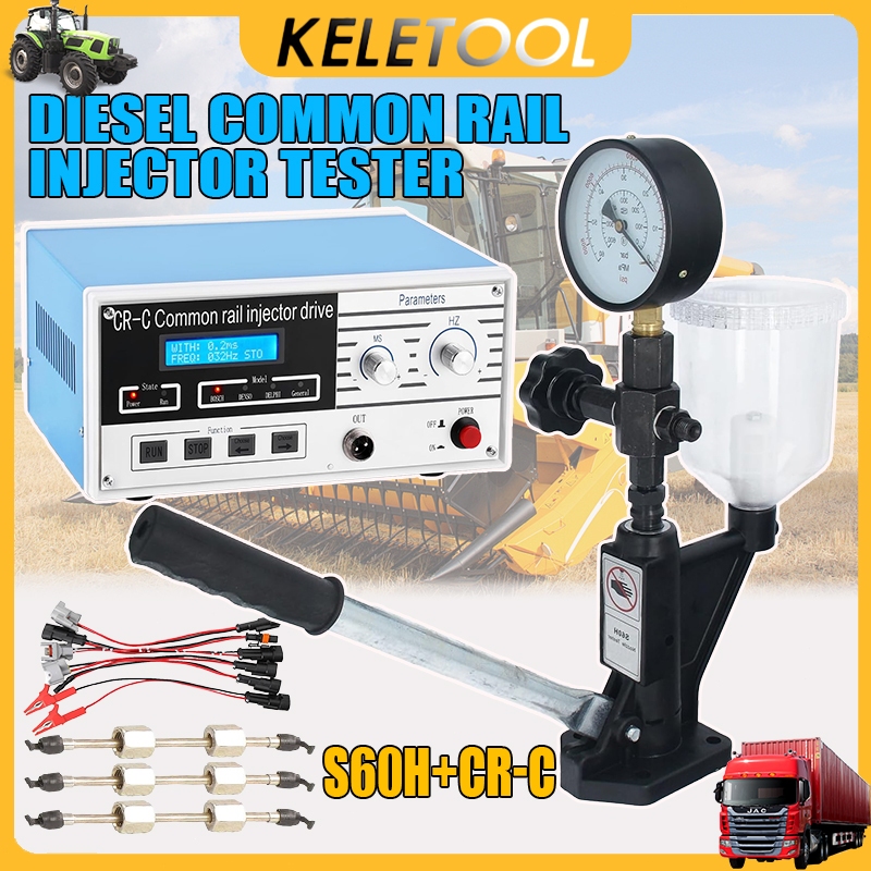 S60h Diesel Common Rail Injector Nozzle Pop Tester CR-C Multifungsi Diesel Common Rail Injector Test