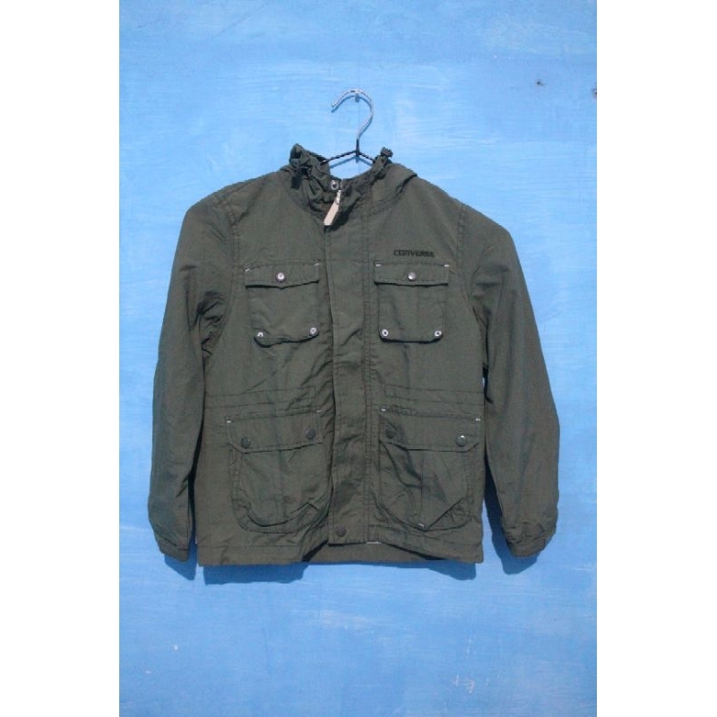 jaket parka anak converse embos