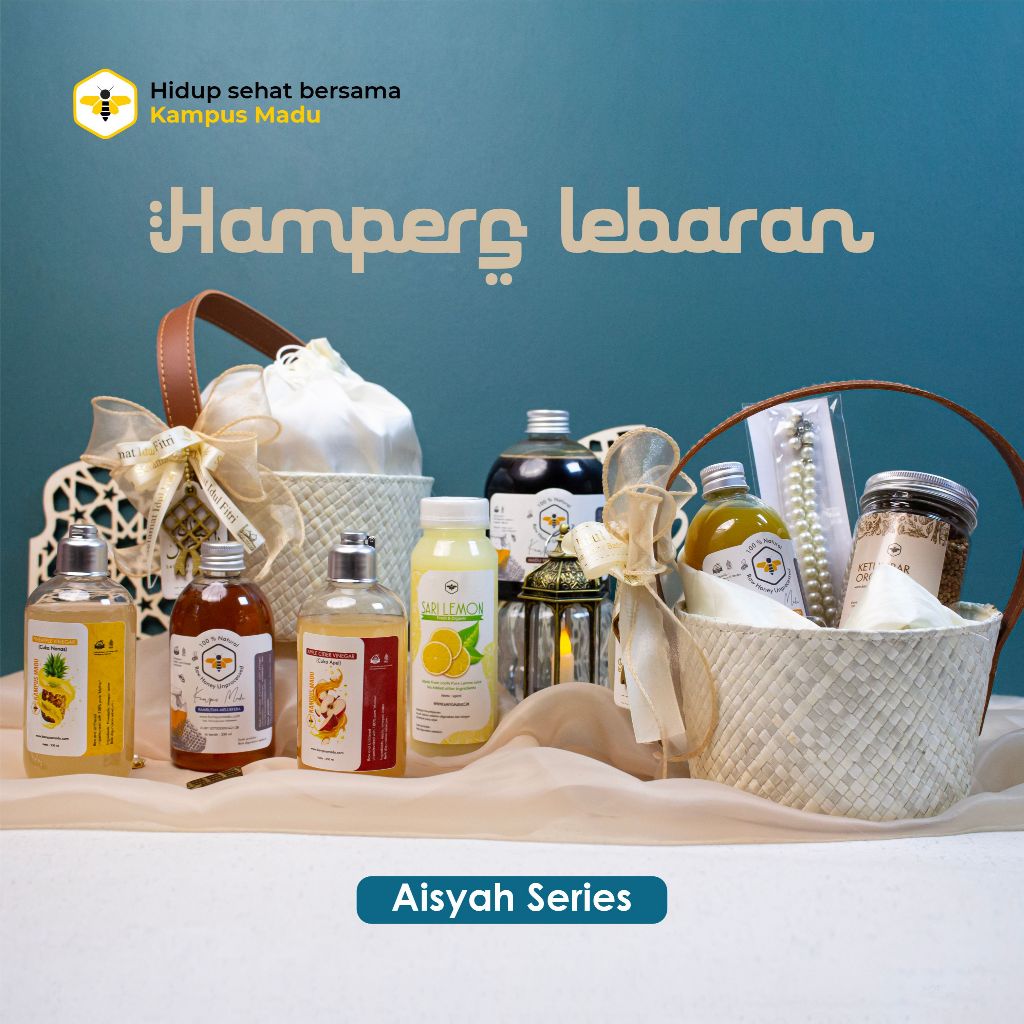 

AISYAH SERIES | Hampers Sehat Premium / Bingkisan / Hantaran Lebaran by Kampus Madu