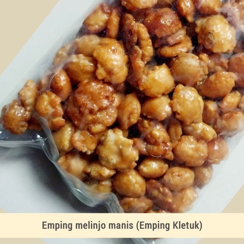 

EMPING MELINJO MANIS (EMPING KLETUK) KHAS LIMPUNG 250 gram