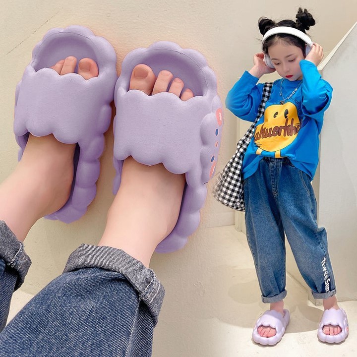 Sandal SeloP Anak Cute Cloud / Sandal Jelly Import Anti Slip / Sandal anak TeBal NyAmAn Empuk