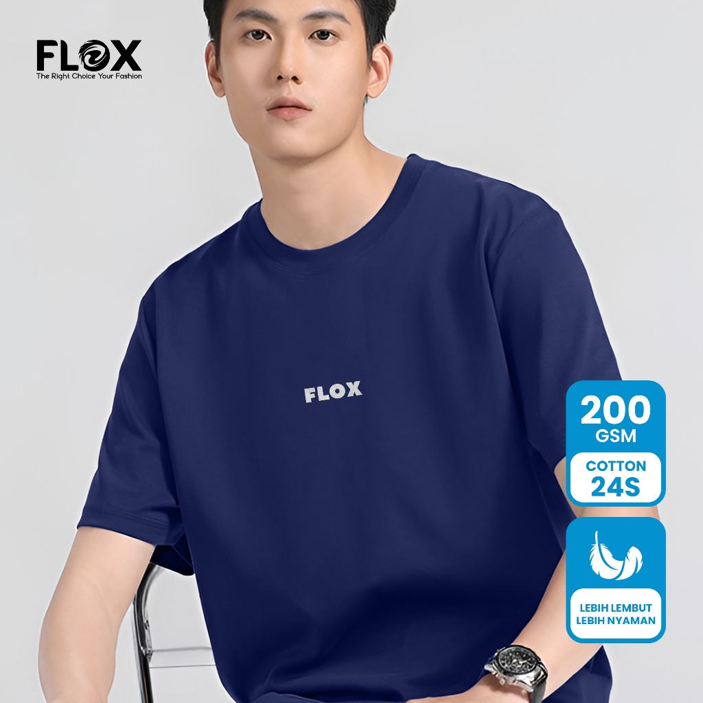 FLOX - Kaos Premium Pria Wanita Lengan Pendek Distro 100% Original | Unisex FBS 3