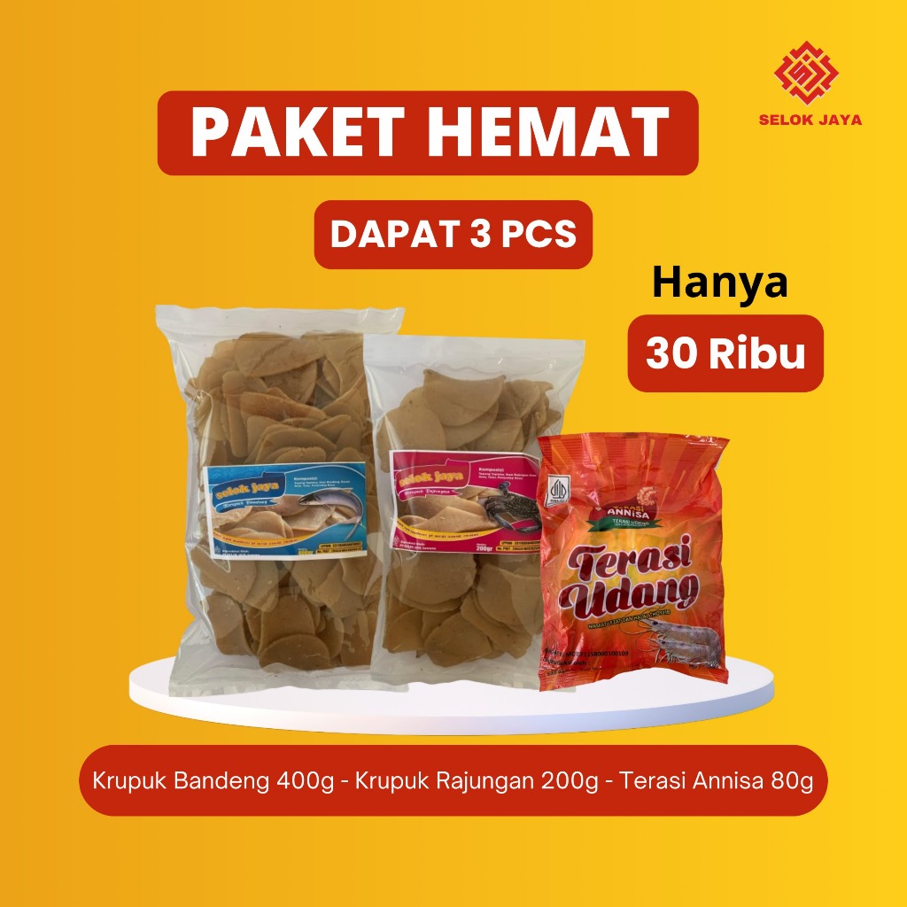 

Paket BUNDLE Murah 30 ribu ( Krupuk & Terasi )