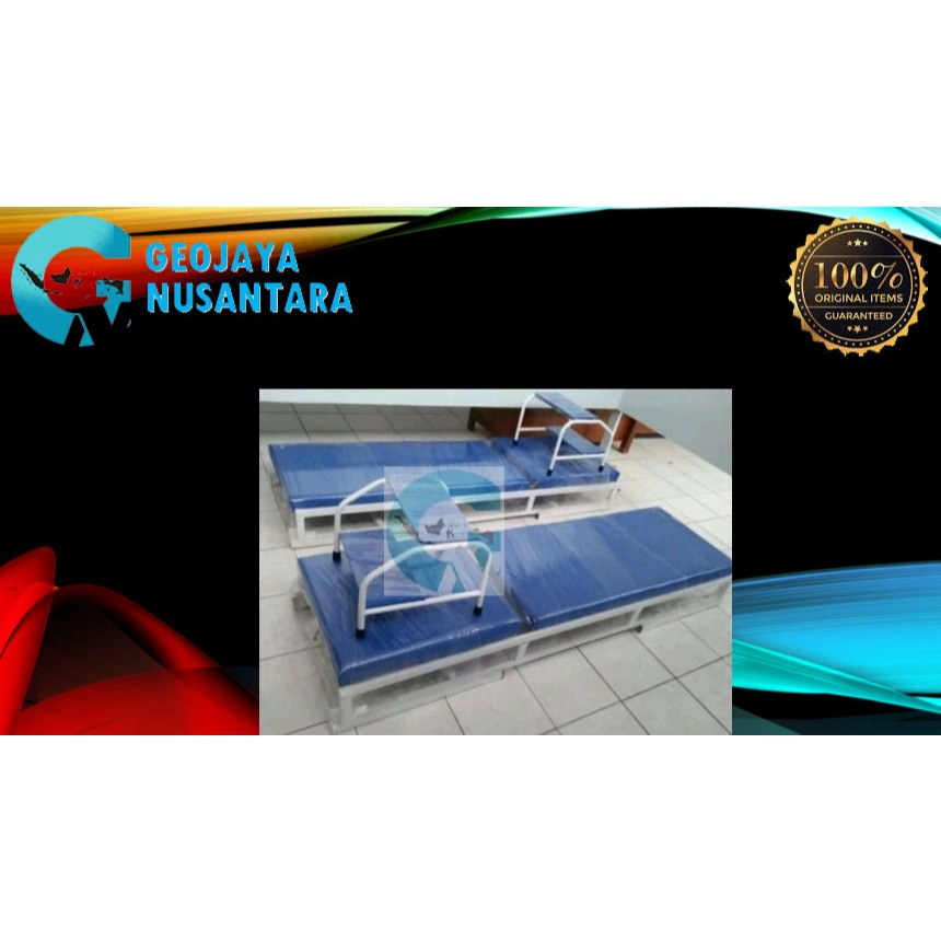 RANJANG MEDIS LIPAT RUMAH SAKIT GRATIS TIANG INFUS DAN FOOTSTEP