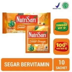 

NUTRISARI AMERICAN SWEET ORANGE VITAMIN C 10X14g