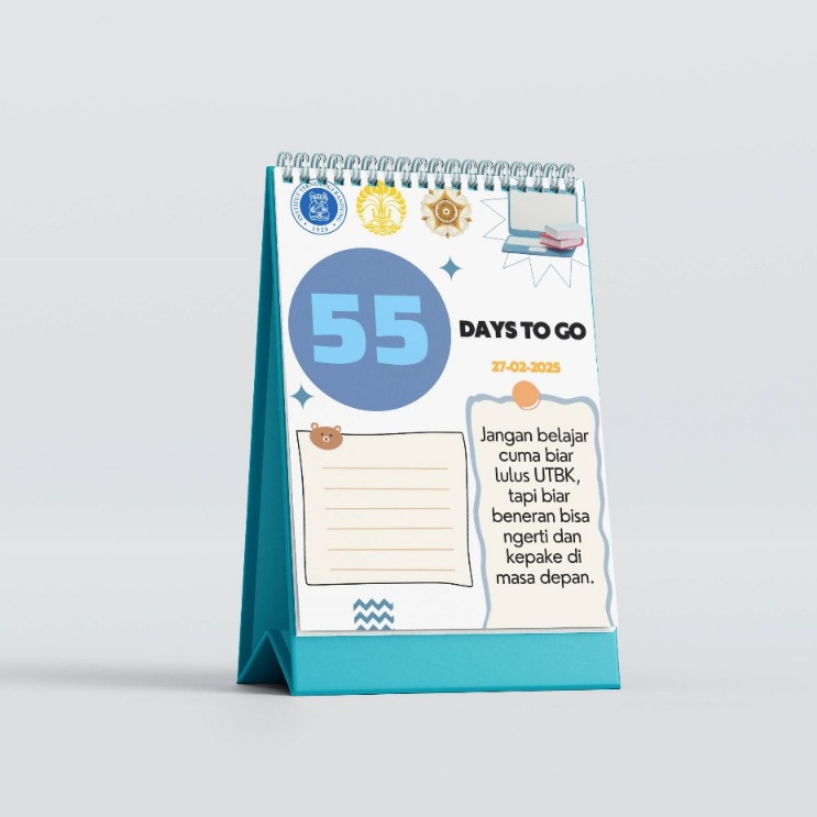 

Kalender Countdown Harian Motivasi SNBT 2025