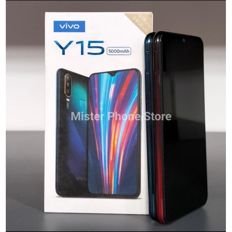 Vivo Y15 4/64 GB Garansi Resmi Indonesia Second Bekas Original
