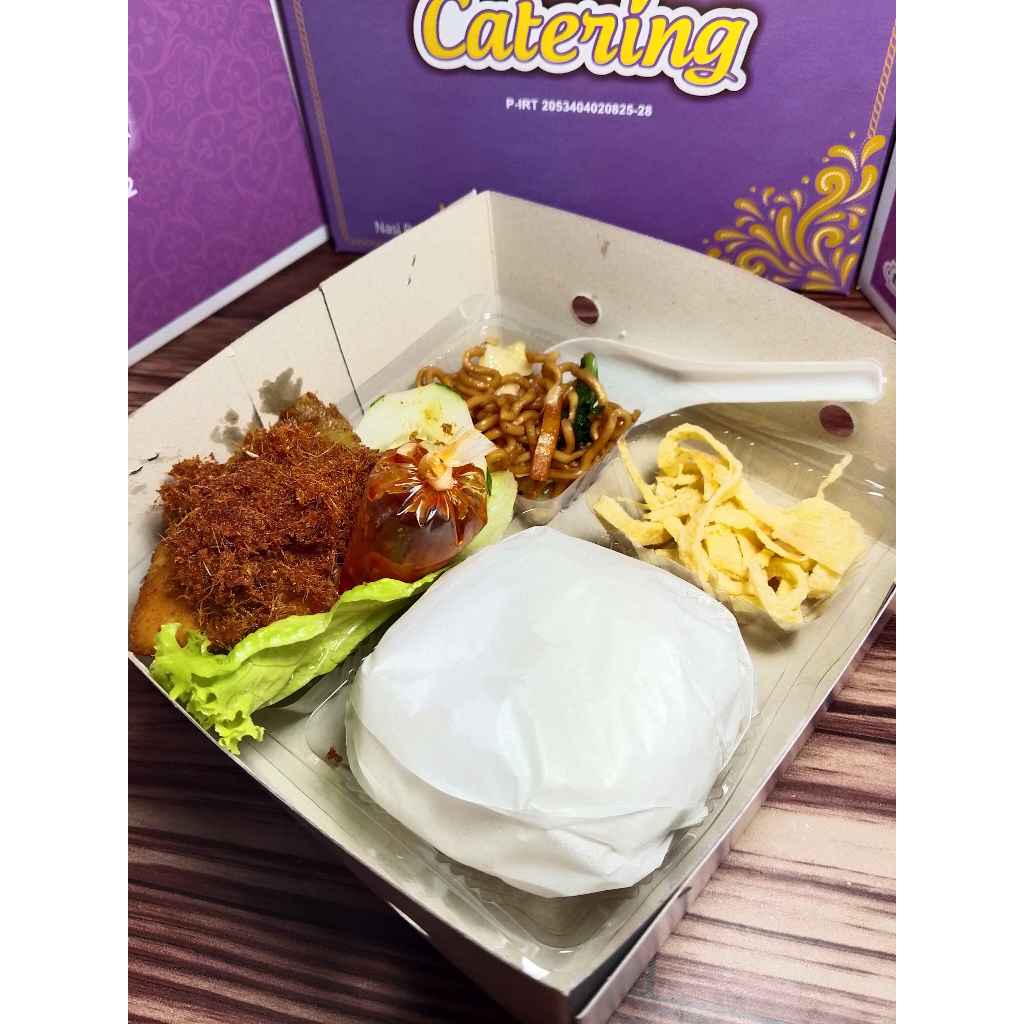 

Nasi Box Ayam Goreng Lengkuas / Homemade Ayam Ungkep Goreng Lengkuas / minimal order 20box