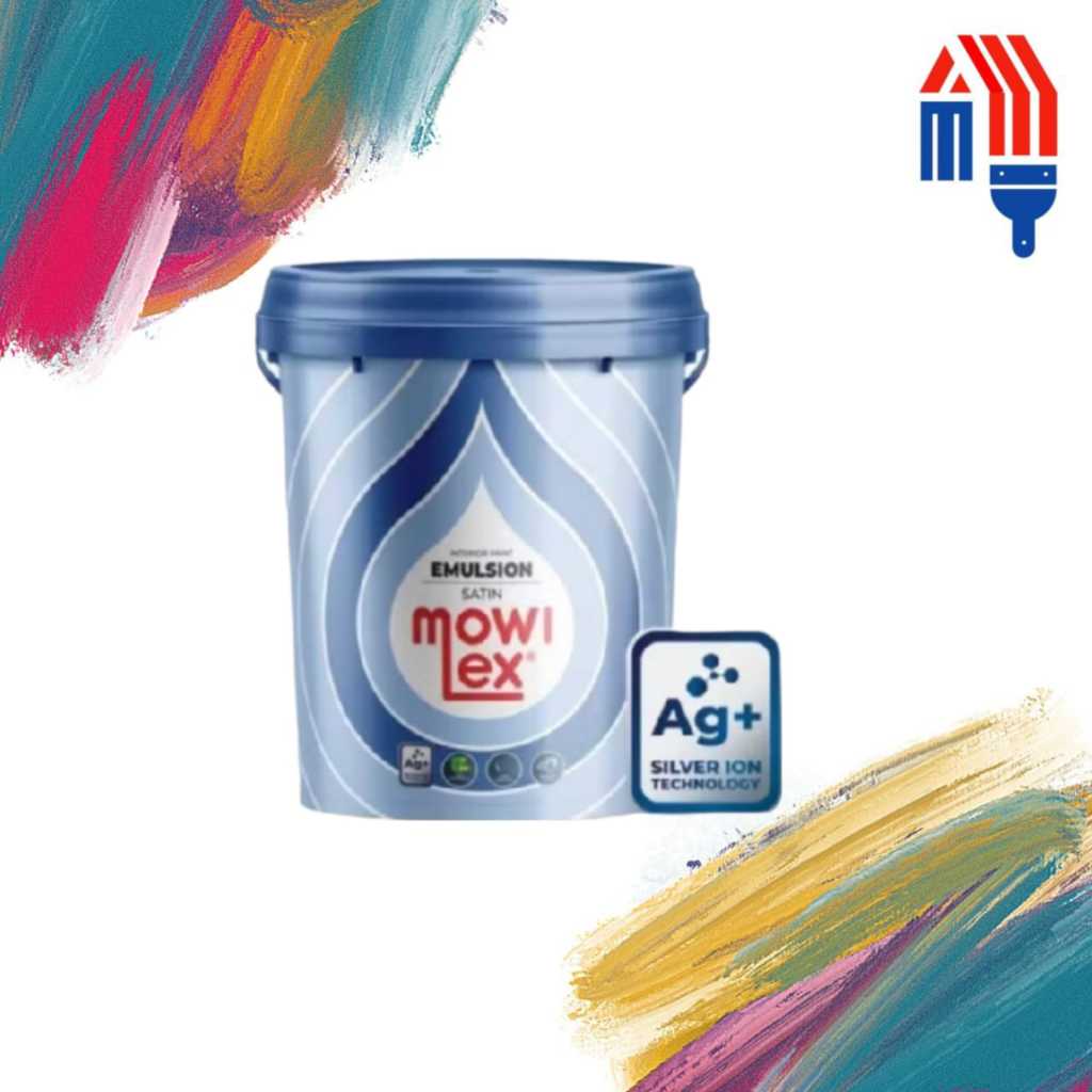 Mowilex Emulsion Satin Cat Tembok Interior Anti Bakteri 20L
