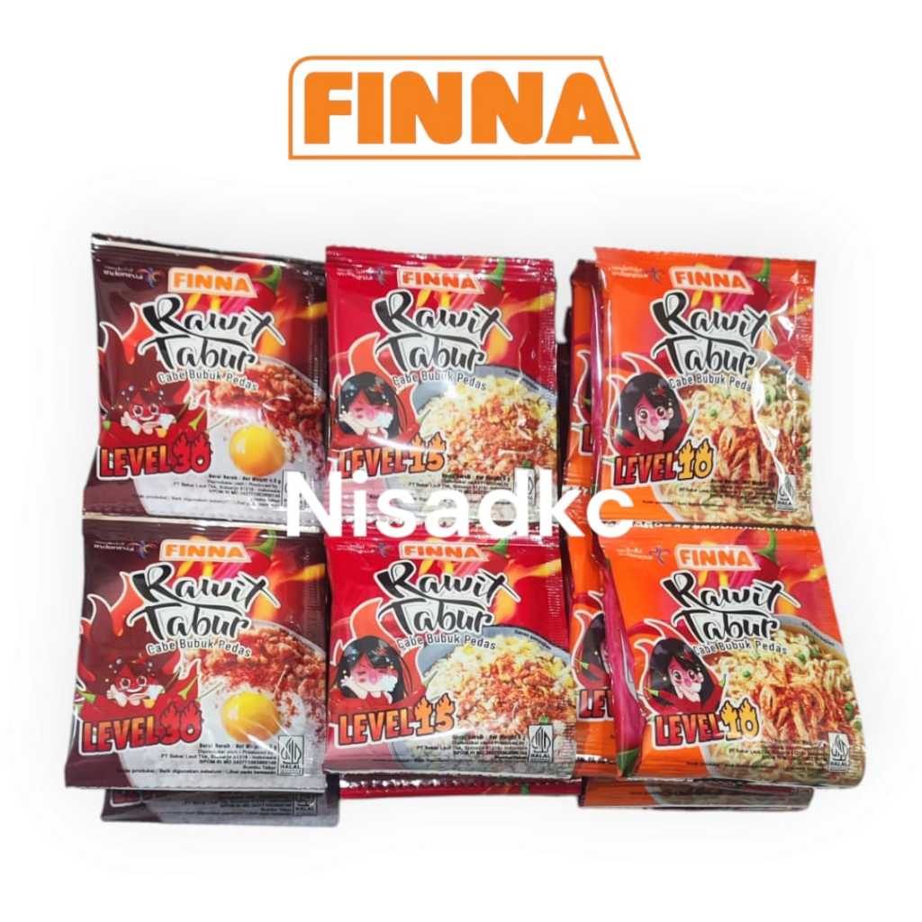

Finna Rawit Tabur Level 10 15 30 Isi 12 Sachet Nisadkc