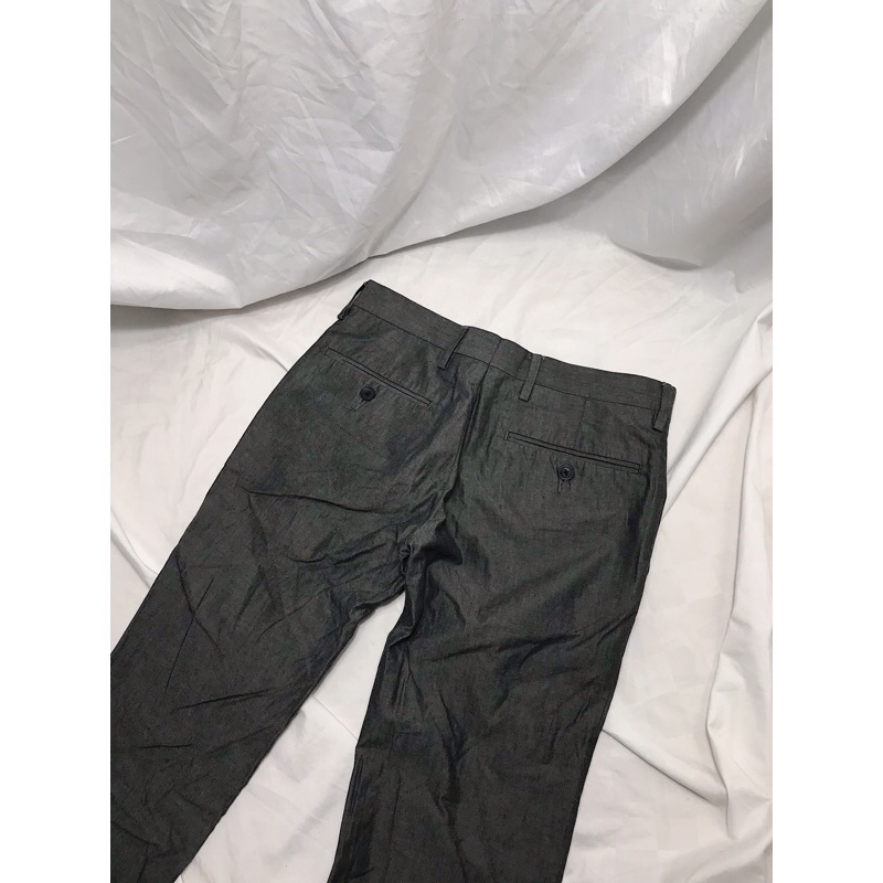 TawarAjaYuk > The Executive Pants Slim Fit - Dark Grey (Trousers/Celana Panjang)|Preloved/2nd/Second