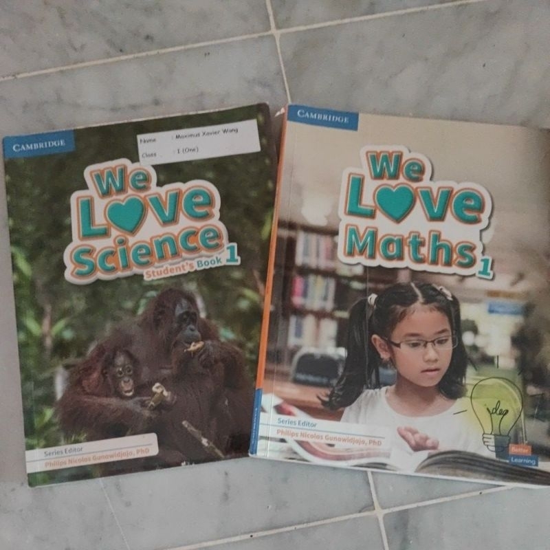 Bundle We love Maths 1 Dan We love Science 1