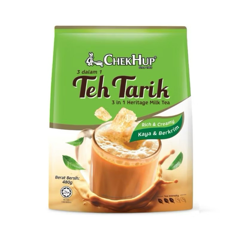 

CHEK HUP 3 in 1 Teh Tarik Rich and Creamy Malaysia (12 sachet)