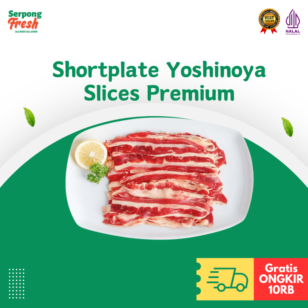 

Shortplate Aussie PREMIUM Sliced Beef / Beef Belly Slice / Yoshinoya Beef 500gr