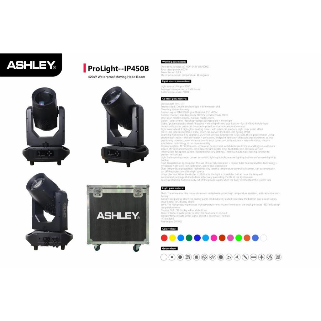 Moving Head Beam 420 watt waterproof ashley IP450B