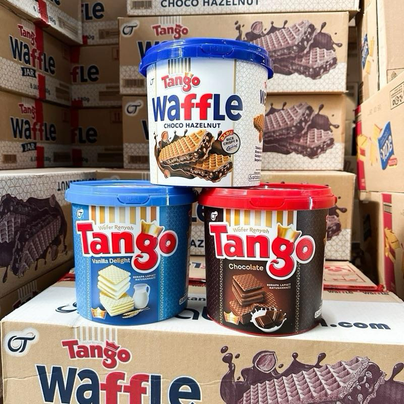 

TANGO WAFER & WAFFLE JAR 1 KARTON ISI 6 TOPLES Cemilan Biskuit