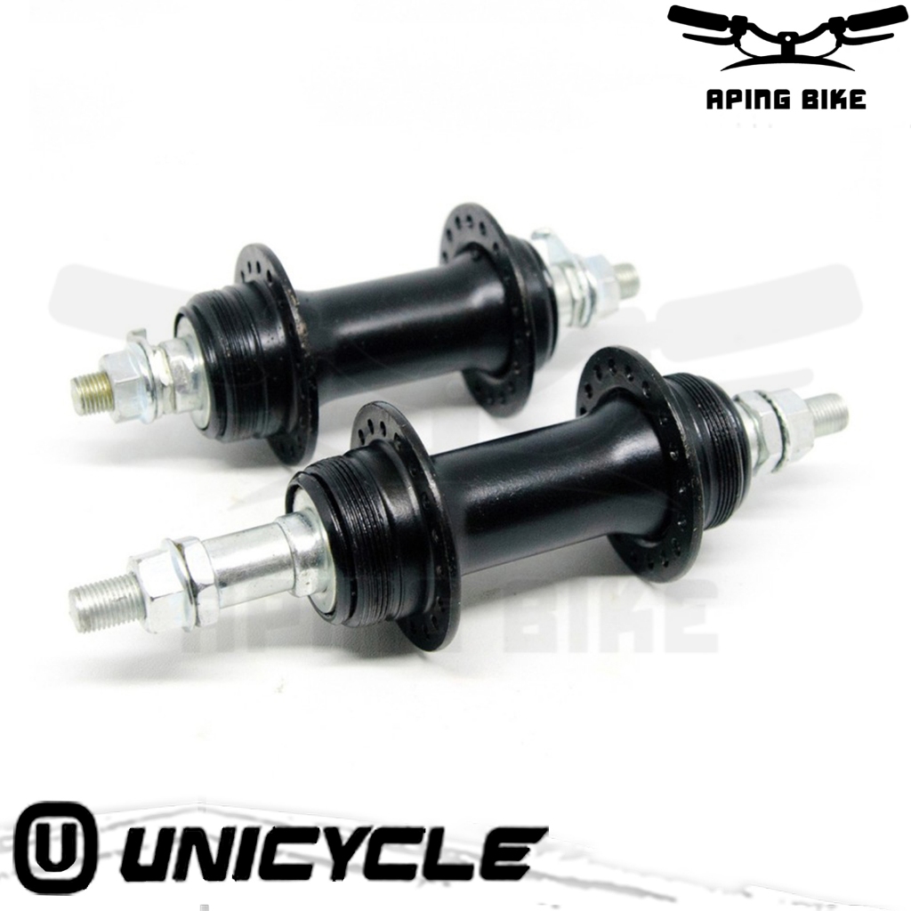 Hub Freehub Sepeda Unicycle Besi 36H 14G Dobel Drat Discbrake MTB Lipat Mini
