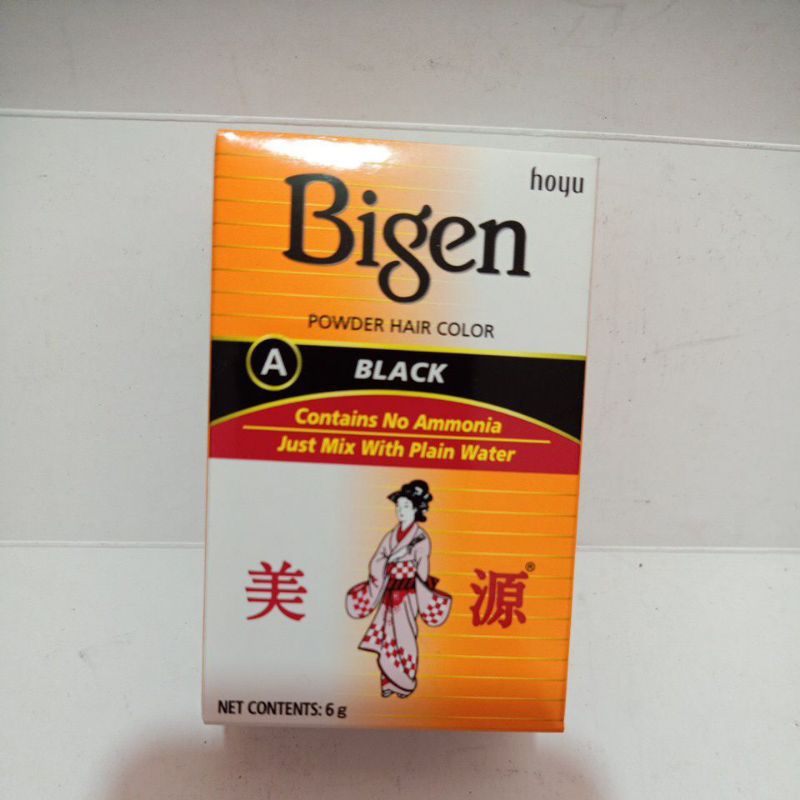 BIGEN semir rambut hitam bubuk 6g