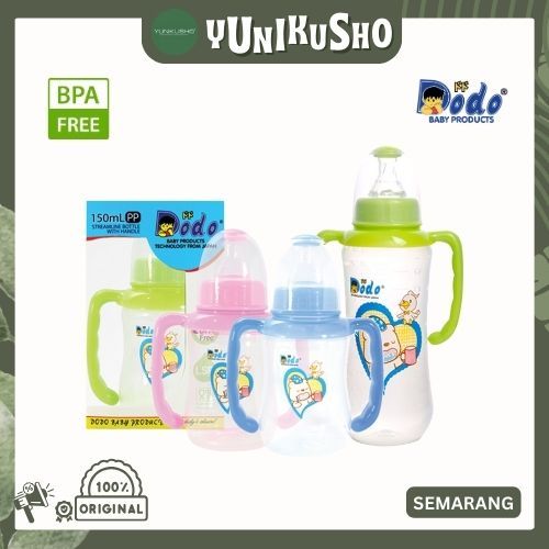 Botol Susu PP Streamline Handle Dodo (150 ml, 180ml)