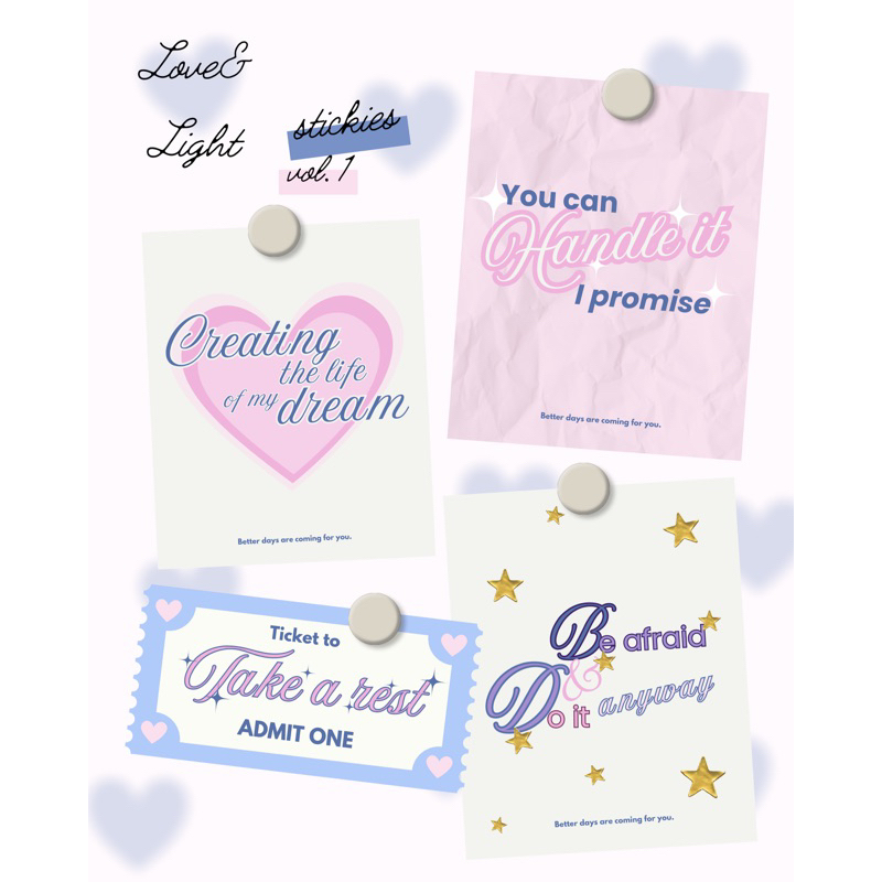 

Love and Light Stickers Vol. 1 | sendloveandlight